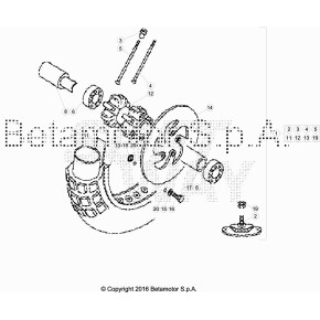 RUOTA ANTERIORE EVO 2T SENIOR - 012.41.021.00.00