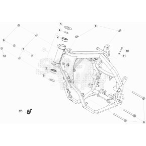 TELAIO ANT.RR/MOT.4T LC*NERO*RICAMBI - 021.31.200.80.26