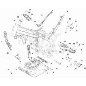BRACCETTO ANT. SIN. EVO 4T COMPLETO - 008.32.003.80.04