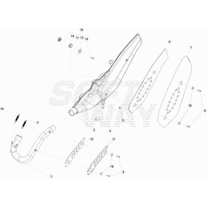 SILENZIATORE COMPLETO EVO-4T - 008.37.010.80.00