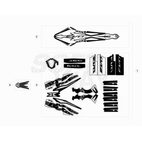 DECALCO EVO -PARAFANGO POSTERIORE- - 007.43.816.82.00
