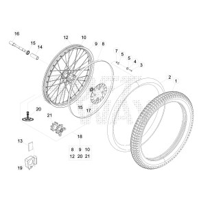 RUOTA ANTERIORE - 007.41.202.00.53