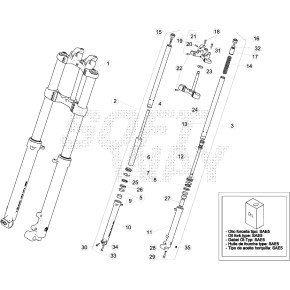 FORCELLA EVO 2T -200 - 007.34.600.80.57