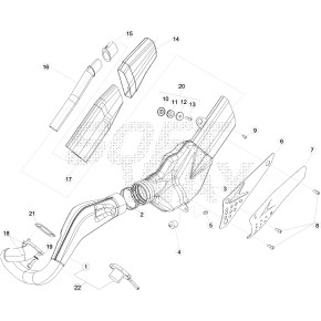 SILENZIATORE COMPL. EVO 2T 125CC FACTORY - 007.37.230.80.00