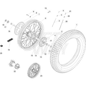 RUOTA POSTERIORE EVO2T FACTORY - 007.42.610.00.61