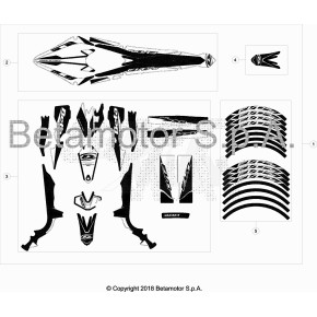 DECALCO PARAFANGO EVO 2T SS - 007.43.072.82.00
