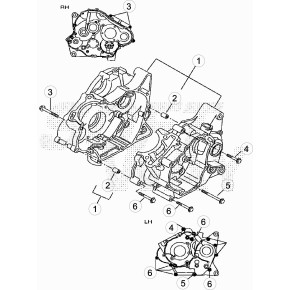 COPPIA CARTER 125CC LC - 021.01.000.80.00