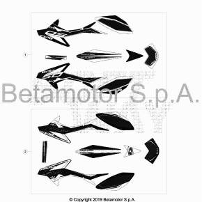 DECALCO SERIE COMPLETA WHITE RR 2T - 024.43.042.82.51