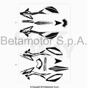 DECALCO SERIE COMPLETA RED RR 2T - 024.43.042.82.97