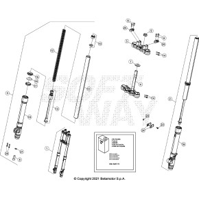 PIASTRA DI STERZO INFERIORE RR 2T SPO - 046.34.001.80.00