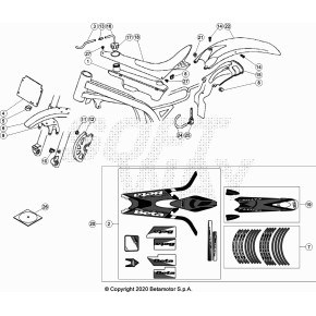DECALCO PARAFANGO EVO 2T - 012.43.035.82.00