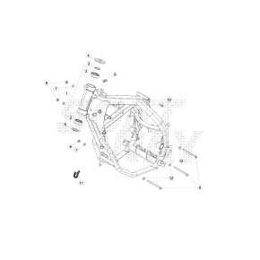 TELAIO ANT. RR 5OCC ENDURO -RICAMBI- - 024.31.200.80.26