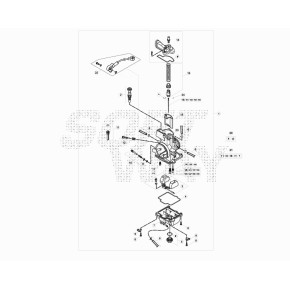 CARBURATORE KEIHIN PWK 36S 300CC TPS - 026.12.048.80.00