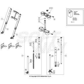 FORCELLA COMPLETA XTRAINER 2T - 036.34.037.80.00