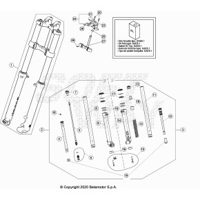 FORCELLA COMPLETA WHITE EVO 2T SENIOR - 012.34.036.80.51