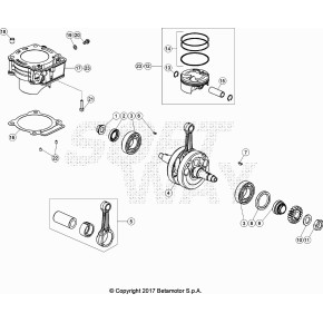 CILINDRO D84 - B - KIT - 001.02.003.80.0B