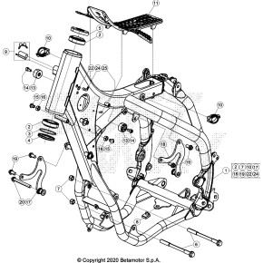 ATTACCO MOTORE RR 2T - 040.32.001.50.00