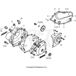 COPERCHIO PIGNONE CATENA ALP-4T - 12.73075.014