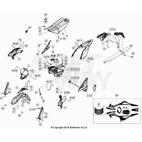 DECALCO SERIE COMPLETA BLACK RR 4T L - 021.43.052.82.59