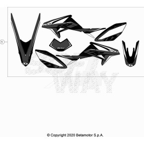DECALCO SERIE COMPLETA BLACK RR 2T - 024.43.071.82.59
