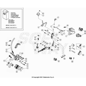 STAFFA SUP. PINZA E HALL -ZINCATA- - 024.36.005.00.05